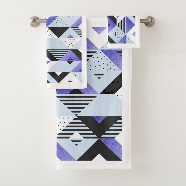 Art Deco Bath Towel Set (Insitu)