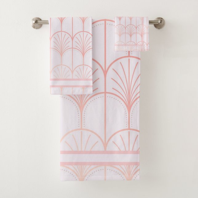Art Deco Bath Towel Set (Insitu)