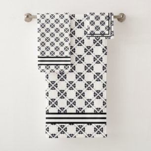 Art Deco Bath Towel Set