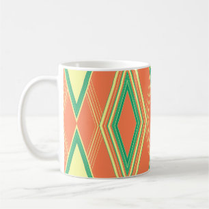 Art Deco Beach Colour Coffee Mug