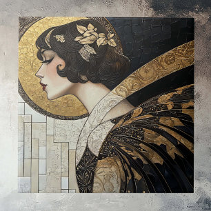 Art Deco Beauty  Ceramic Tile