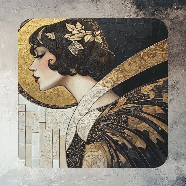 Art Deco Beauty  Coaster (Creator Uploaded)