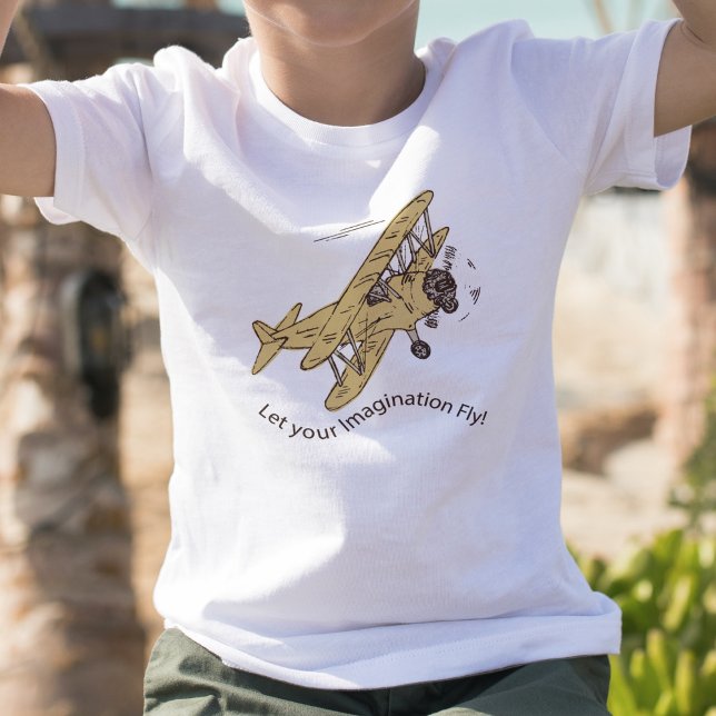 Art Deco Bi-planes - let your imagination fly. Toddler T-Shirt (Creator Uploaded)