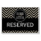 Art Deco Black and Beige Chevron Pattern