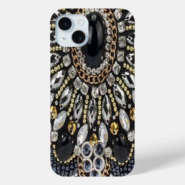 art deco black and gold bohemian pattern  Case-Mate iPhone case (Back)
