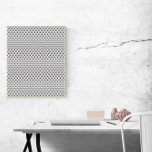 Art Deco Black Fans Pattern White Poster<br><div class="desc">Are you a fan of art deco?  This poster has an art deco inspired pattern of black fans on a white background.</div>