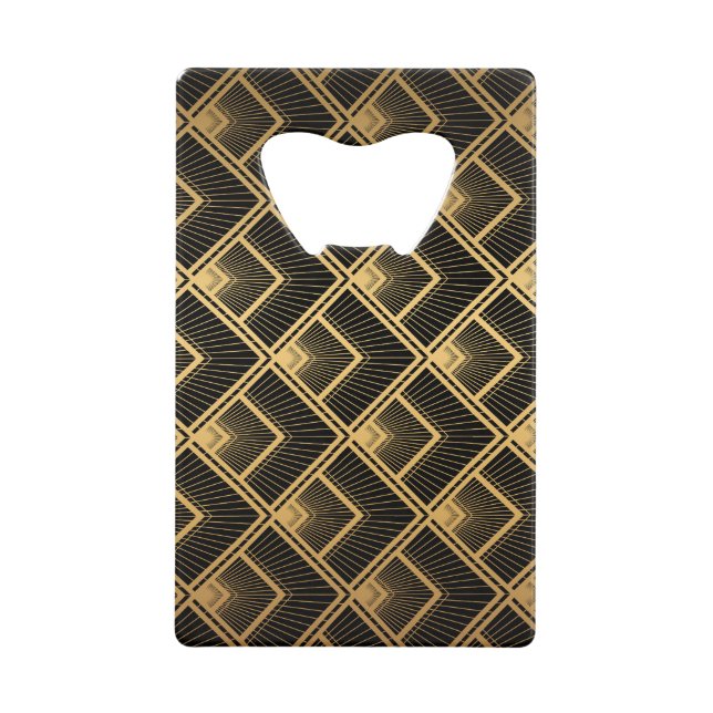 Art Deco Black Gold: Geometric (Front)
