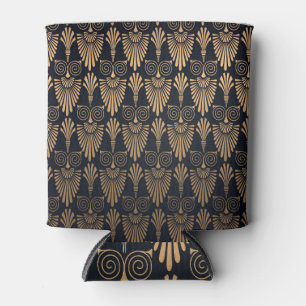 Art Deco Black Gold: Retro. Can Cooler