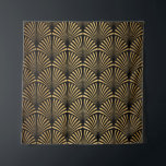 Art Deco: Black Gold Scales. Tapestry<br><div class="desc">Art Deco Pattern. Seamless black and gold background. Scales or shells crisscross ornament. Minimalistic geometric design. Vintage lines. 1920-30s motifs. Luxury vintage illustration Roaring 20s Charm. Sleek black and gold background. Elegant geometric motifs in vintage style. Enjoy the Art Deco vibe! Roaring 20s Vibes! Art Deco Delight in Black &...</div>