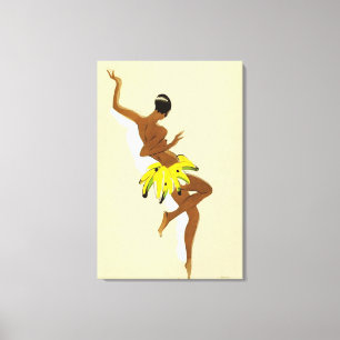 Art Deco Black Thunder by Paul Colin Canvas Print
