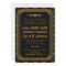 Art Deco Black Wedding Invitations