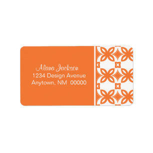 Art Deco Blooms Address Labels