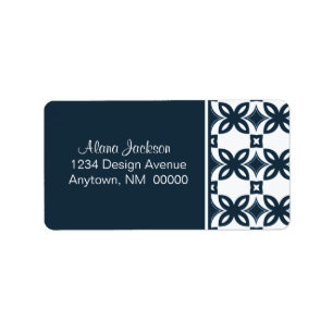 Art Deco Blooms Address Labels