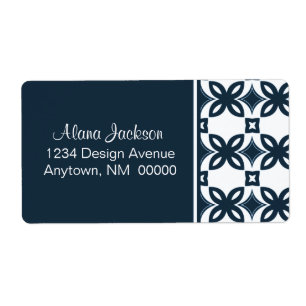 Art Deco Blooms Shipping Labels