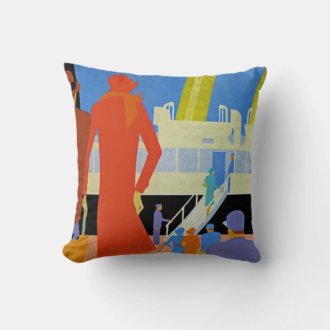 Art Deco Boarding Cushion (Front)