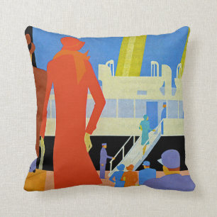 Art Deco Boarding Cushion