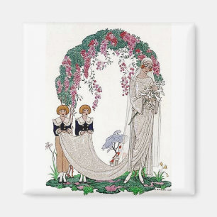 Art Deco Bride Magnet