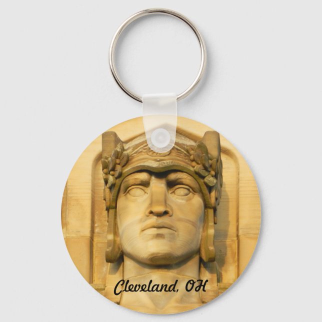 Art Deco Bridge Guardian(Cleveland) Keychain (Front)