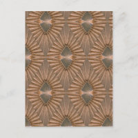 Art Deco Bronze Diamond Pattern