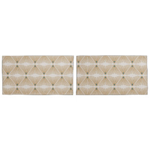 Art Deco bugs pastel Pillowcase