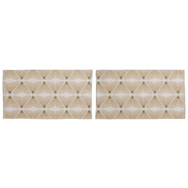 Art Deco bugs pastel Pillowcase (Front-Set)