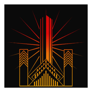 Art Deco Buildings Photo Print