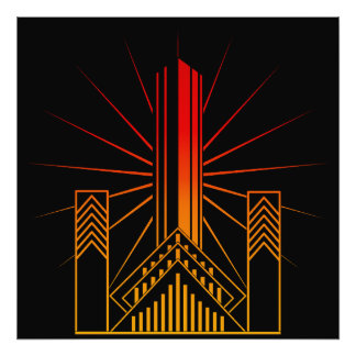 Art Deco Buildings Photo Print