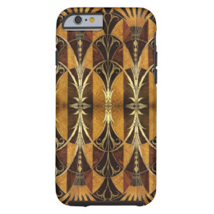 Art Deco Burl Wood Tough iPhone 6 Case