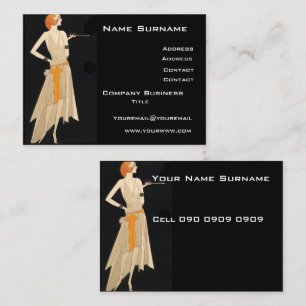 Art Deco Business Card