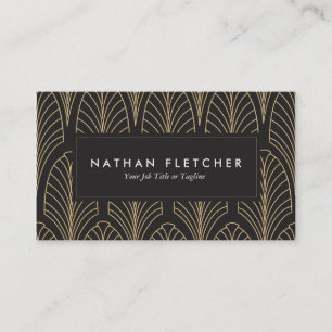 Art Deco Business Cards