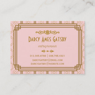 Art Deco Business Cards