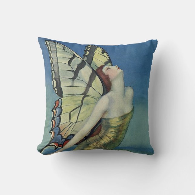 Art Deco Butterfly Cushion (Front)