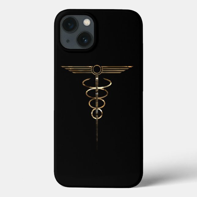 Art Deco Caduceus Case-Mate iPhone Case (Back)