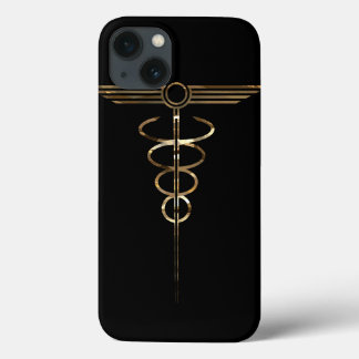 Art Deco Caduceus iPhone 13 Case