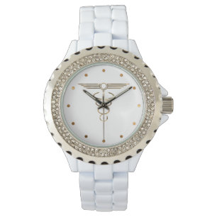 Art Deco Caduceus Watch