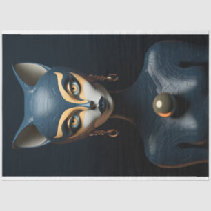 Art Deco Cat Decoupage  Tissue Paper