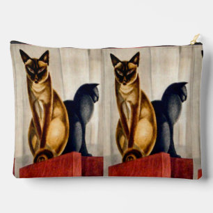Art Deco Cats Accessory Pouch