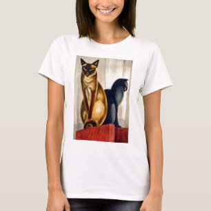 Art Deco Cats T-Shirt