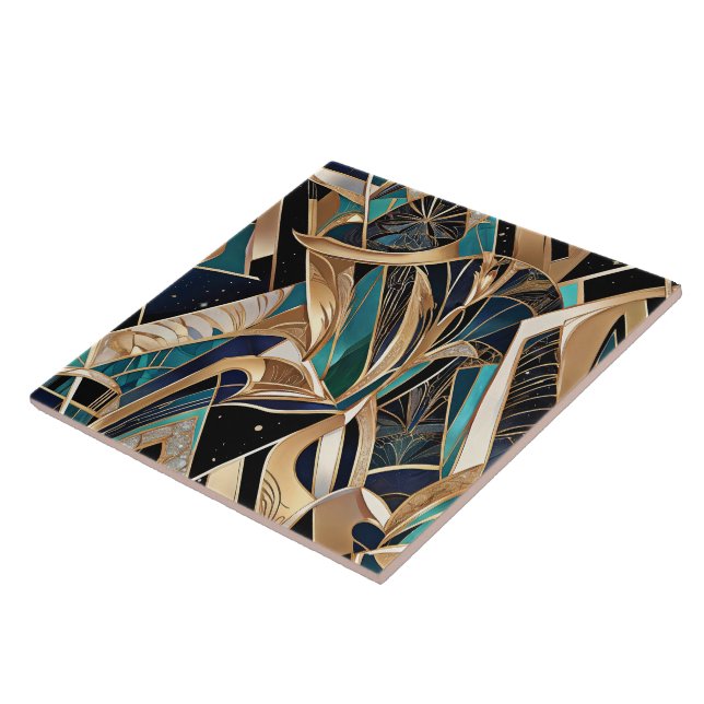Art Deco Ceramic Tile (Side)
