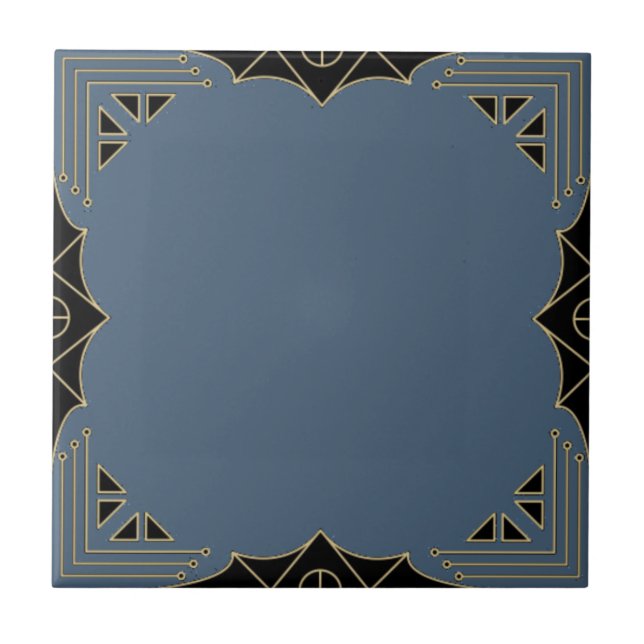 Art Deco Ceramic Tile (Front)