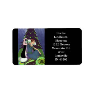 ART DECO CHRISTMAS, PASCALINE, Blue, Green, Purple Label