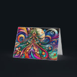 Art Deco Christmas Tree Holiday Card<br><div class="desc">Art Deco beautiful Christmas tree card.</div>