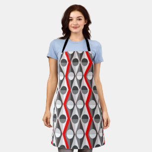 Art Deco Circles and Triangles Apron