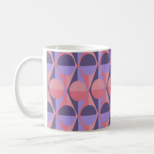 Art Deco Circles and Triangles Coffee Mug