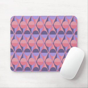 Art Deco Circles and Triangles Mouse Pad