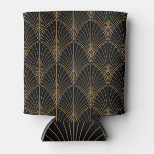 Art deco: classic geometric pattern. can cooler