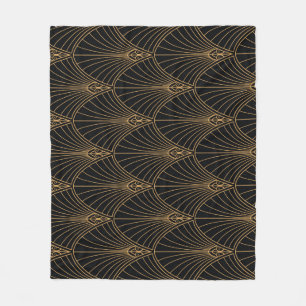 Art deco: classic geometric pattern. fleece blanket