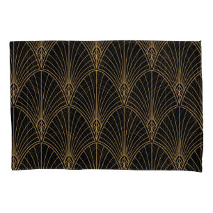 Art deco: classic geometric pattern. pillowcase