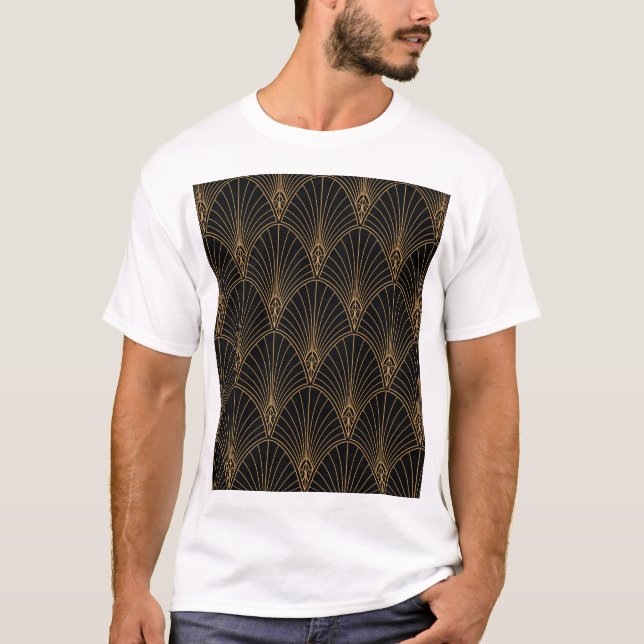 Art deco: classic geometric pattern. T-Shirt (Front)