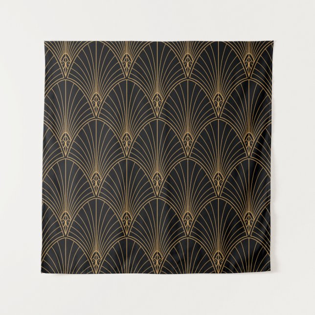 Art deco: classic geometric pattern. tapestry (Front)